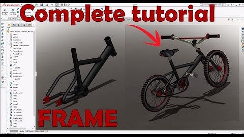 Solidworks complete tutorial - Bicycle - 2