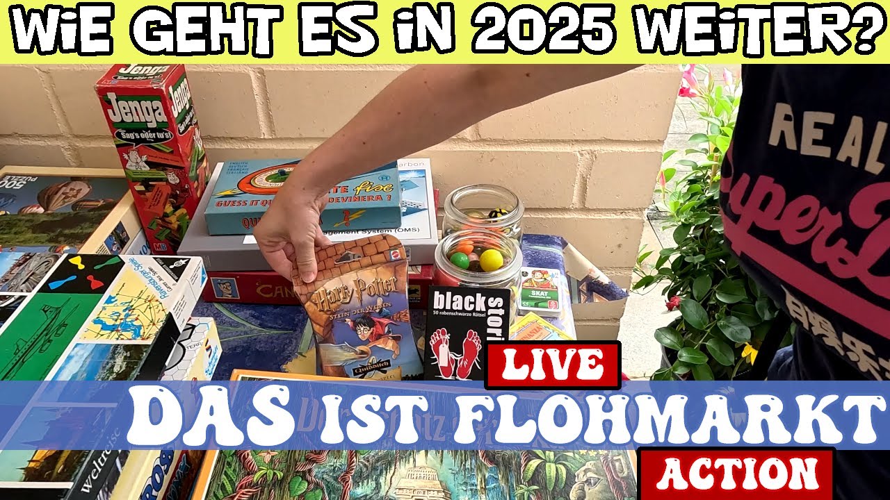 Live Flohmarkt Action 119 : 2x Dorfflohmarkt + Stand der Dinge 2025