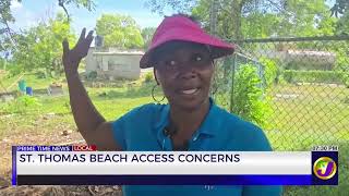 St Thomas Beach Access Concerns  | TVJ News