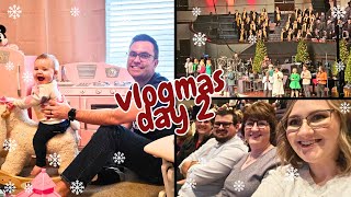 Vlogmas Day 2 | Plumbing issues, family dinner, seeing the Gaither Vocal Band