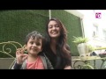 Priyanka sarkar and her son shohoj supports addatimes