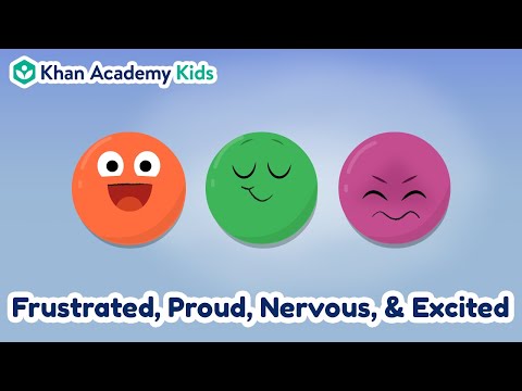 Frustrated, Proud, Nervous, & Excited | Feelings and Emotions for Kids | Khan Academy Kids