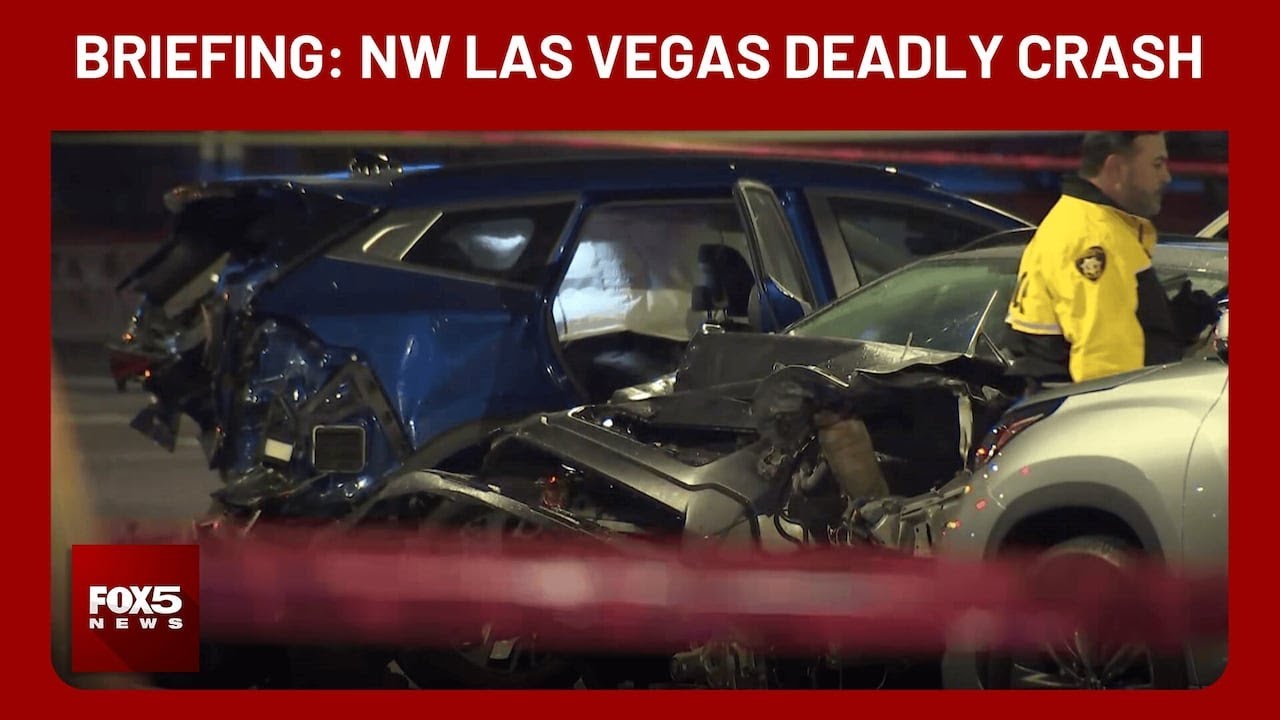 FULL: Police speak after 2 deaths in northwest Las Vegas crash - YouTube