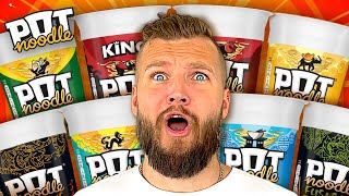 Americans Try EVERY Pot Noodle For The FIRST TIME!