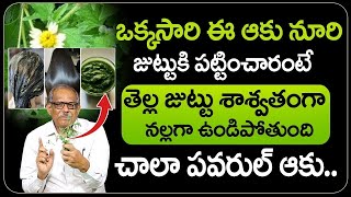 అప్పటికప్పుడే తెల్లజుట్టుకి రాసుకుంటే వెంటనే నల్లగామారిపొతుంది | Bala Kishan | Hair Growth Remedies