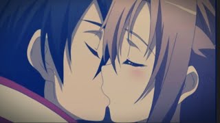 kirito and asuna kiss-fuck love/sword art online