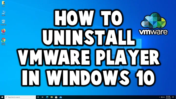 How to Uninstall VMware Workstation Player in Windows 10