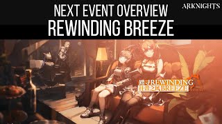 NEXT EVENT OVERVIEW, Rewinding Breeze | Arknights