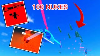 What Happens When Asimo Launches 100 Nukes?! (100 Player Jailbreak)