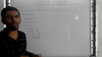 Class 12 Maths | Chapter– 7 | Applications of Differential calculus | Example: 7.59