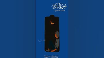 آمن الرسول بما أنزل إليه من ربه والمؤمنون #quran #سعود_الشريم #السعودية #مكة #سورة_البقرة