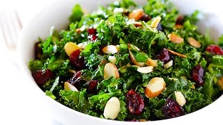 10 Day Detox Diet Recipes - Raw Kale Salad Recipe