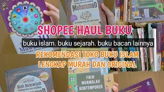SHOPEE HAUL BUKU MURAH MERIAH ORIGINAL!👍buku islami-harga dan nama toko