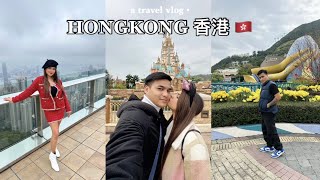 HONGKONG VLOG - Disneyland, Victoria Harbor, Ngong Ping, Ocean Park, The Peak 🇭🇰 - Jc & Stacey