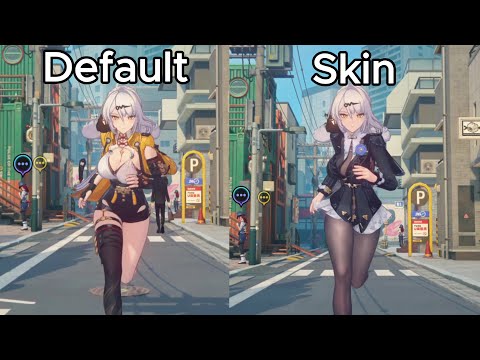 Сравнение скинов Исюань в zenless zone zero