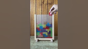 Enjoying a calming and satisfying ASMR experience with a relaxing Tetris block puzzle game😍[Part 4]