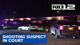 Shooting suspect appears in court
