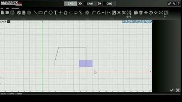 How to use the Modify Tools: Chamfer, Fillet, Extend, and Trim on MaverickCNC CAD/CAM/CNC Software