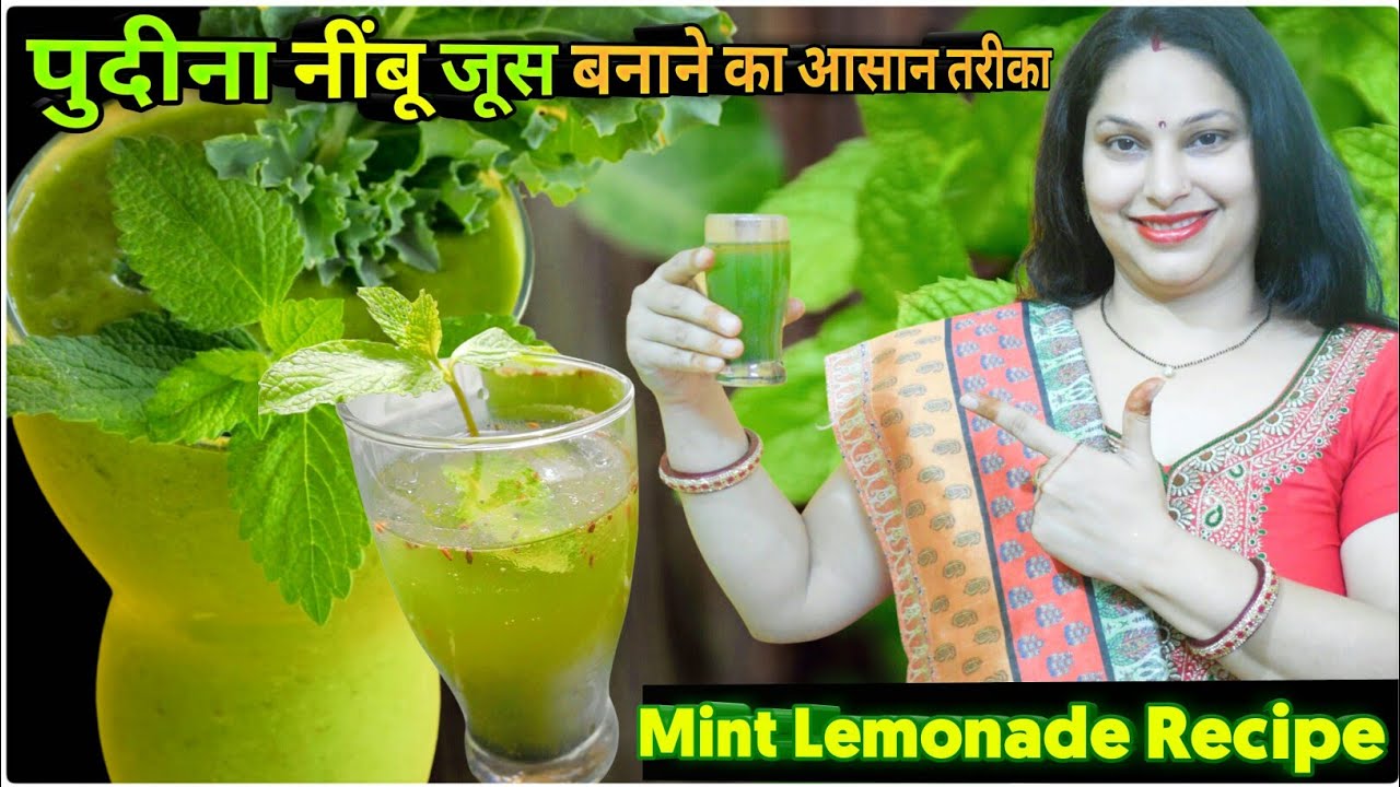 Pudina ka Juice Recipe पुदीना नींबू जूस Pudine ka Juice Kaise