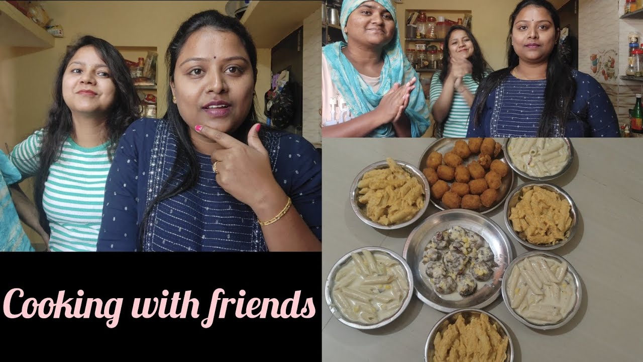 Cooking With My Friends | A Random Vlog | - YouTube