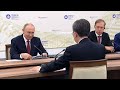 Vladimir Putin held a meeting with Ding Xuexiang
