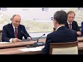 Vladimir Putin held a meeting with Ding Xuexiang