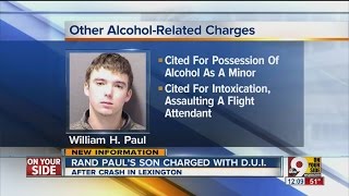 Rand Paul's son, William H. Paul, charged with DUI