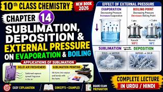 10th Class Chemistry New Book 2026 || Sublimation & Deposition Explained || Lecture 2