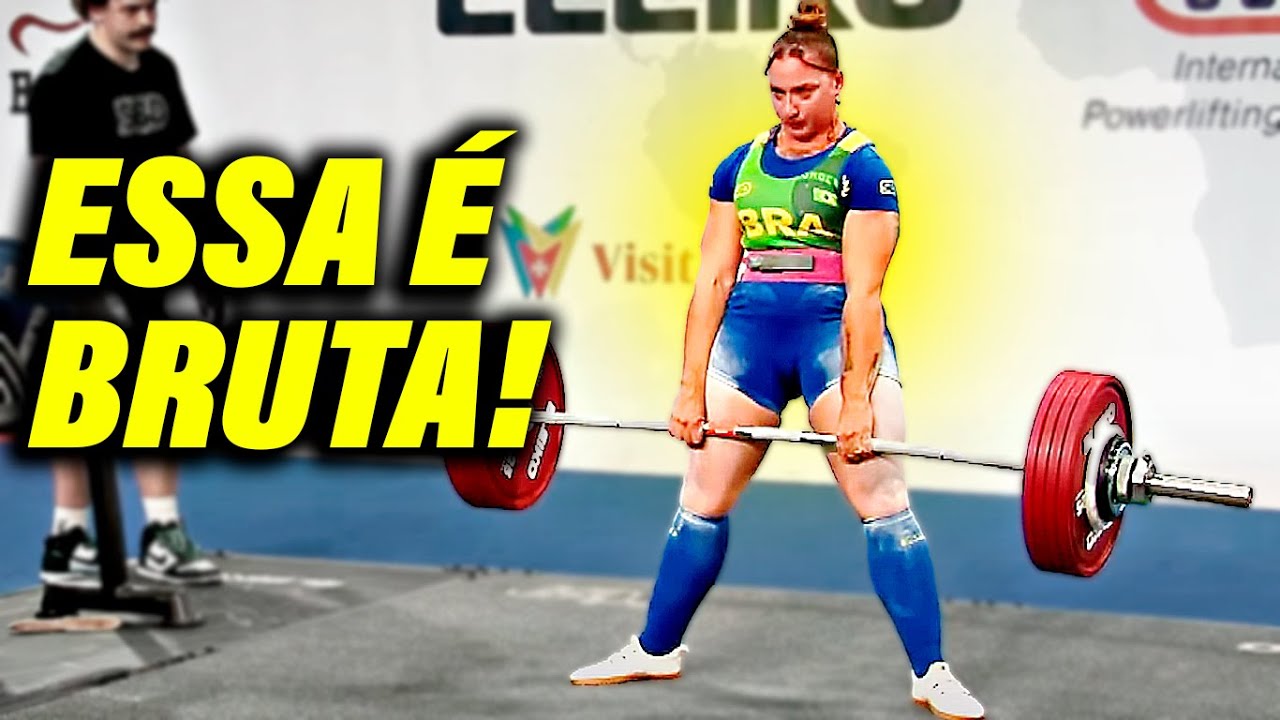 Essa BRASILEIRA Ficou Entre as Atletas MAIS FORTES do Mundo na -84kg