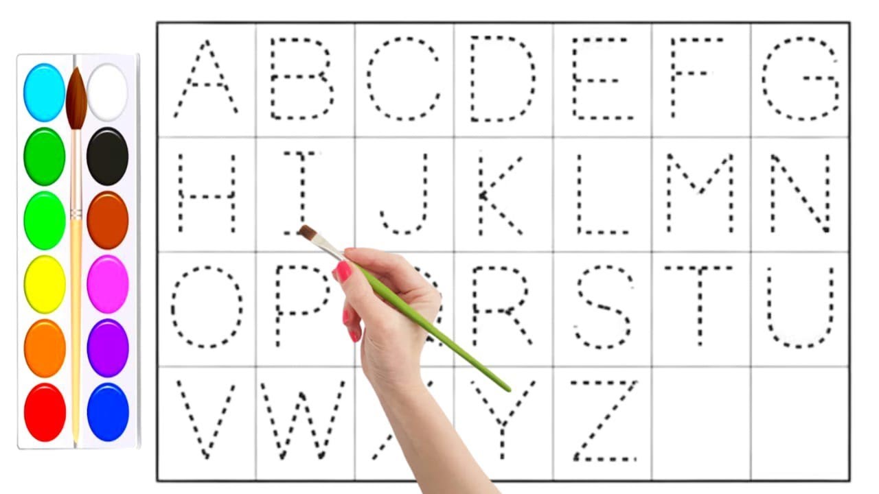 Write Abcde abcd, A for Apple B for Ball , Alphabets, abc learning for toddlers ...