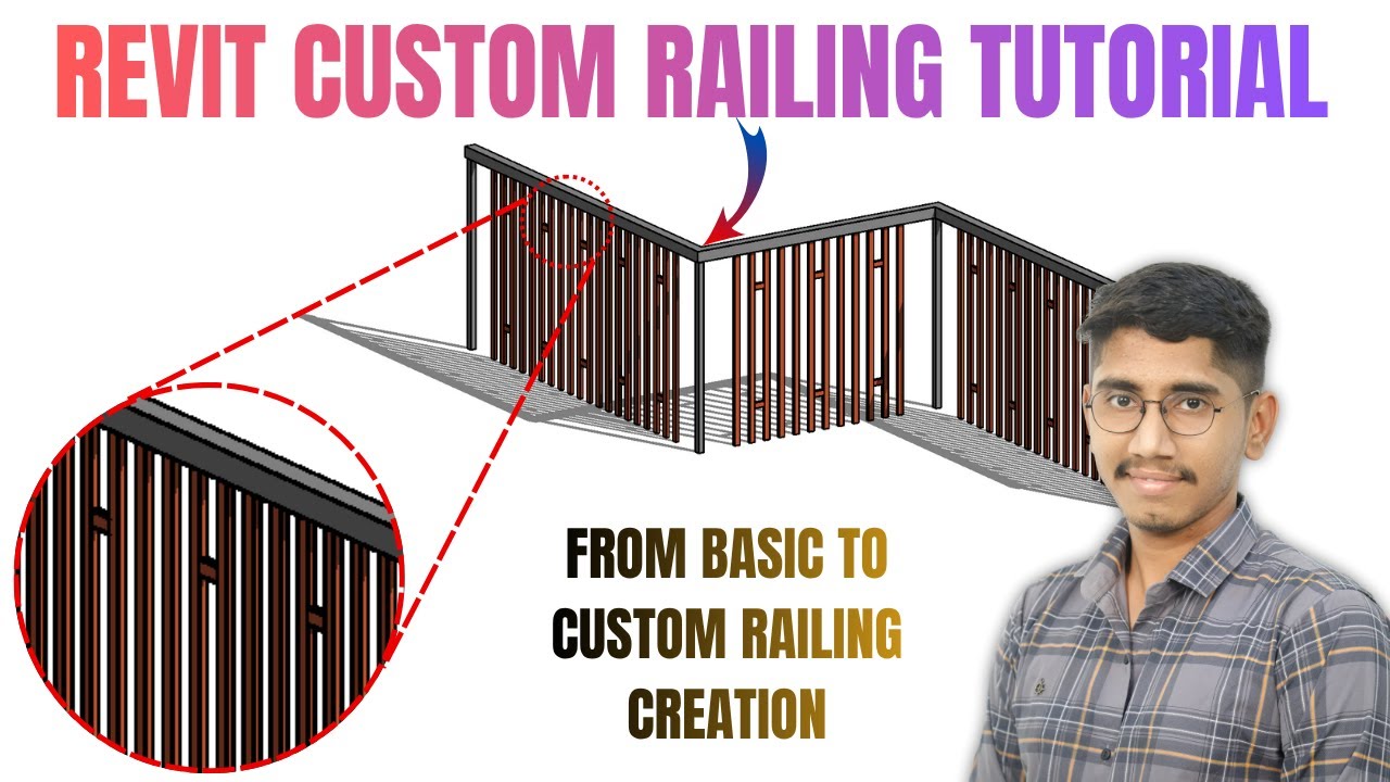Revit Custom Railing Tutorial - YouTube