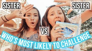 “who’s more likely to” challenge || dating, jail, fame…