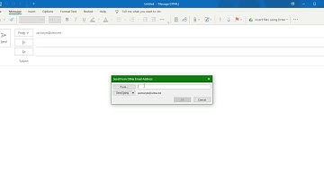 Add Outlook alias Windows