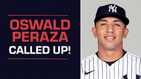 Oswald Peraza has been called up the Yankees!