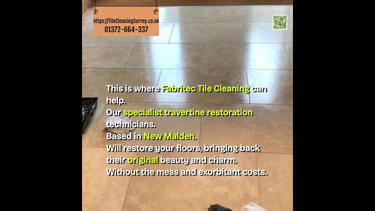 Restoring Travertine Floors In Chessington 