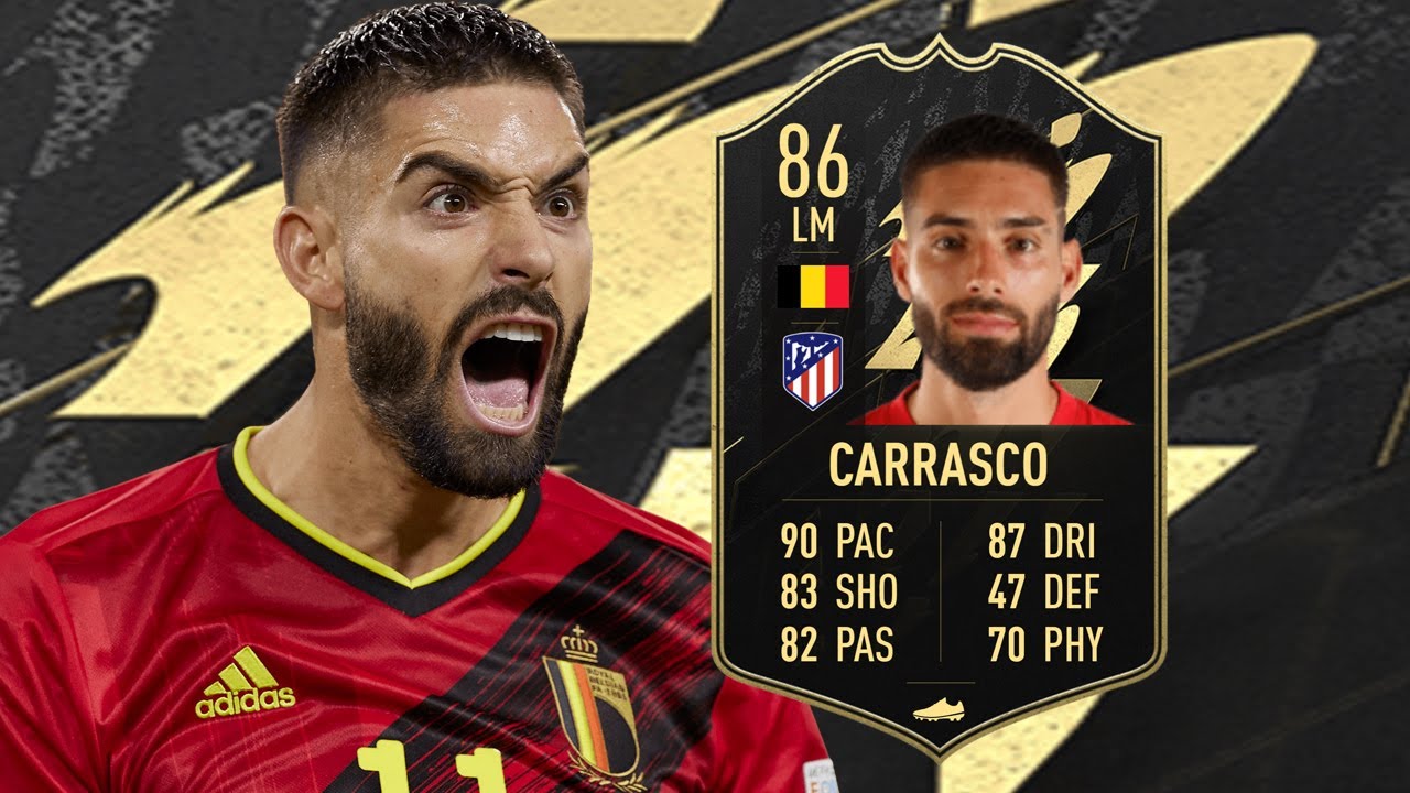 EXTREMO INCREIBLE PARA LA SANTANDER | 86 YANNICK CARRASCO IF PLAYER REVIEW | FIFA 22