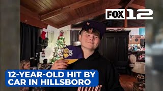 Family of 12yearold hit by car in Hillsboro shares their story