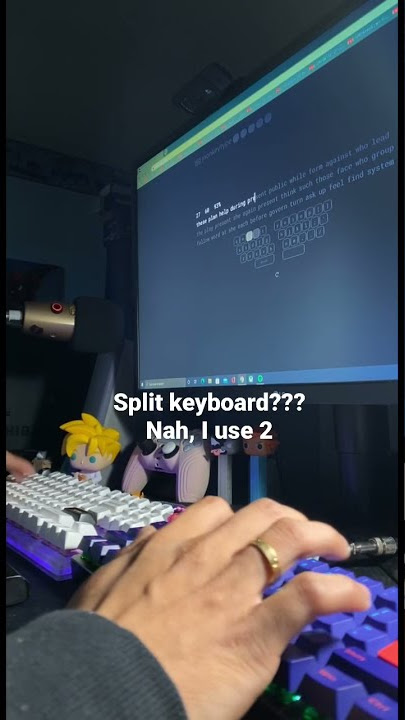 Bro just use 2 keyboards…