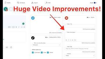 HUGE VIDEO PUBLISHING IMPROVEMENTS: YouTube Scheduling, Thumbnails, YouTube Shorts, Visibility, Etc.