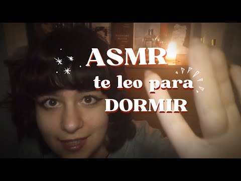 ASMR en ESPAÑOL | te hago una limpieza energética y te leo Drácula para DORMIR 😴