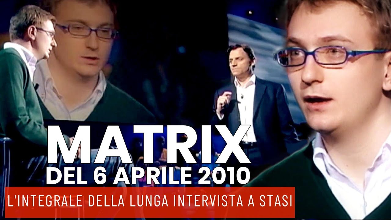 Alberto Stasi allo "Speciale Matrix" del 6.4.2010: l'audio integrale