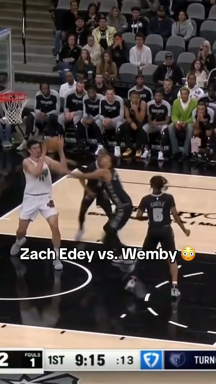 Zach Edey with the poster on Wemby ?