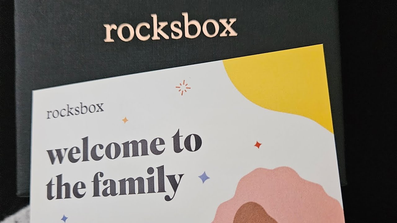 My 1st rocksbox unboxing ✨️