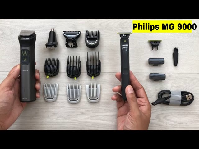 Philips MG9550/15 - Multigroom 9000 Trimmer + OneBlade - Testing