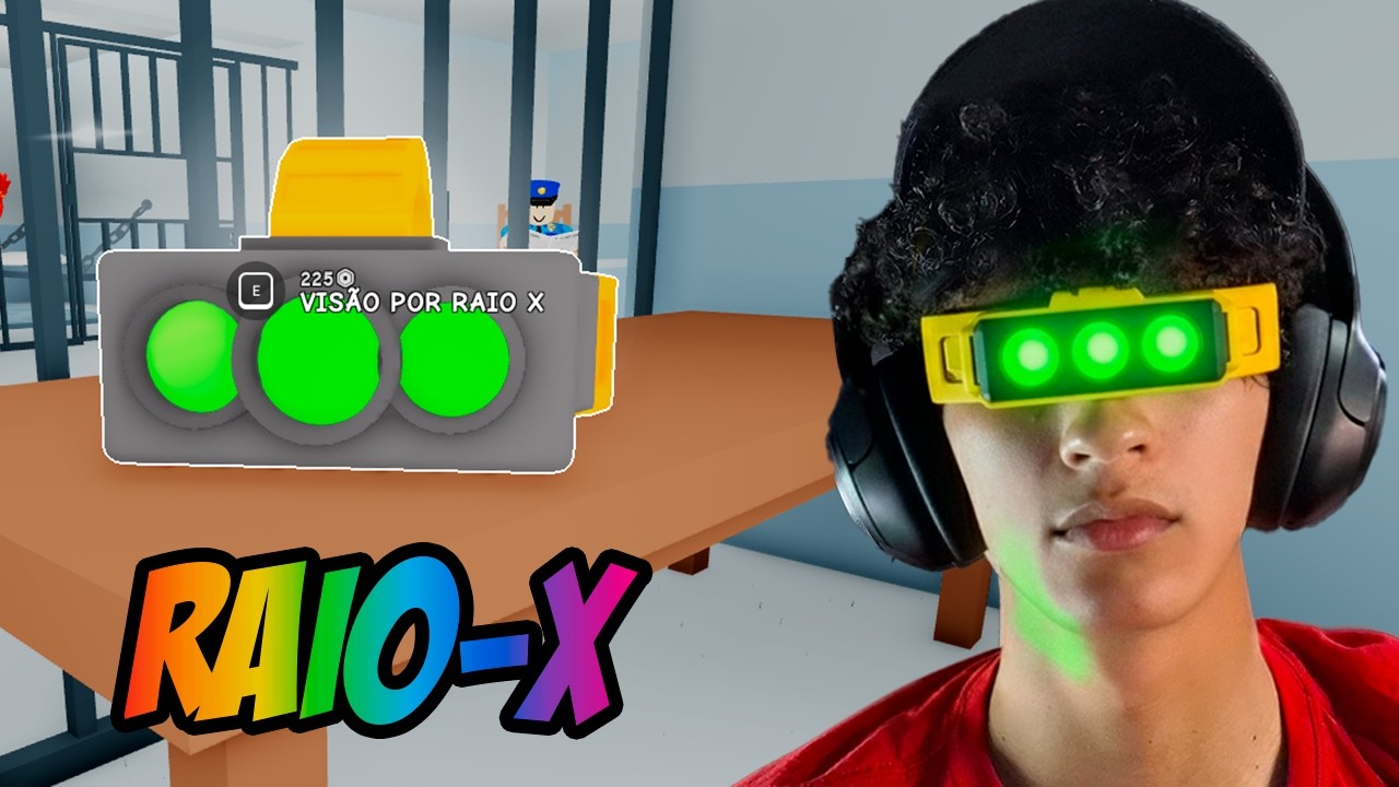 USEI UM OCULOS RAIO-X PARA FUGIR DA PRISÃO NO CAVE PARA ESCAPAR!
