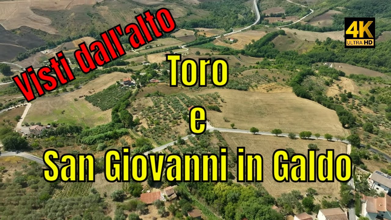 Visti dall'alto - Toro e San Giovanni in Galdo (Cinematic 4K video)
