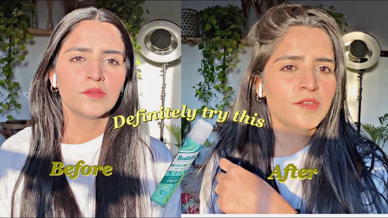 How to use a dry shampoo Urdu/ Hindi YouTube