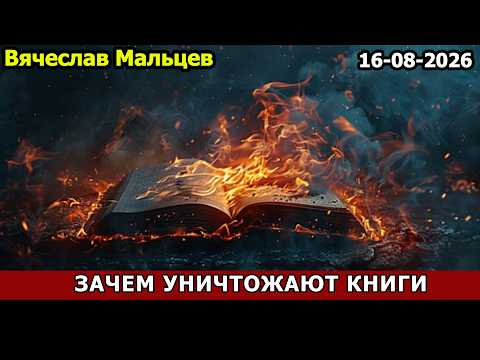 ЗАЧЕМ УНИЧТОЖАЮТ КНИГИ
