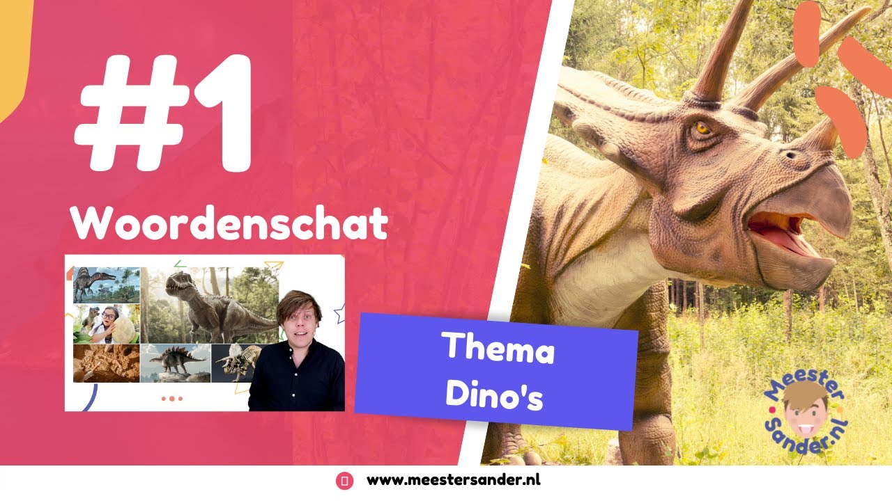 1 Leer alles over dinosaurussen - Woordenschat oefening voor kleuters door  Meester Sander - YouTube