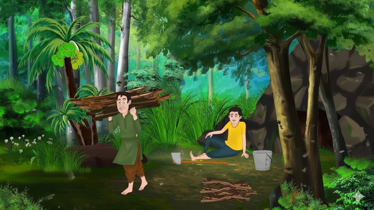 ईमानदारी का फल  | Hindi kahani | Moral Story | Animation story | Cartoon story 